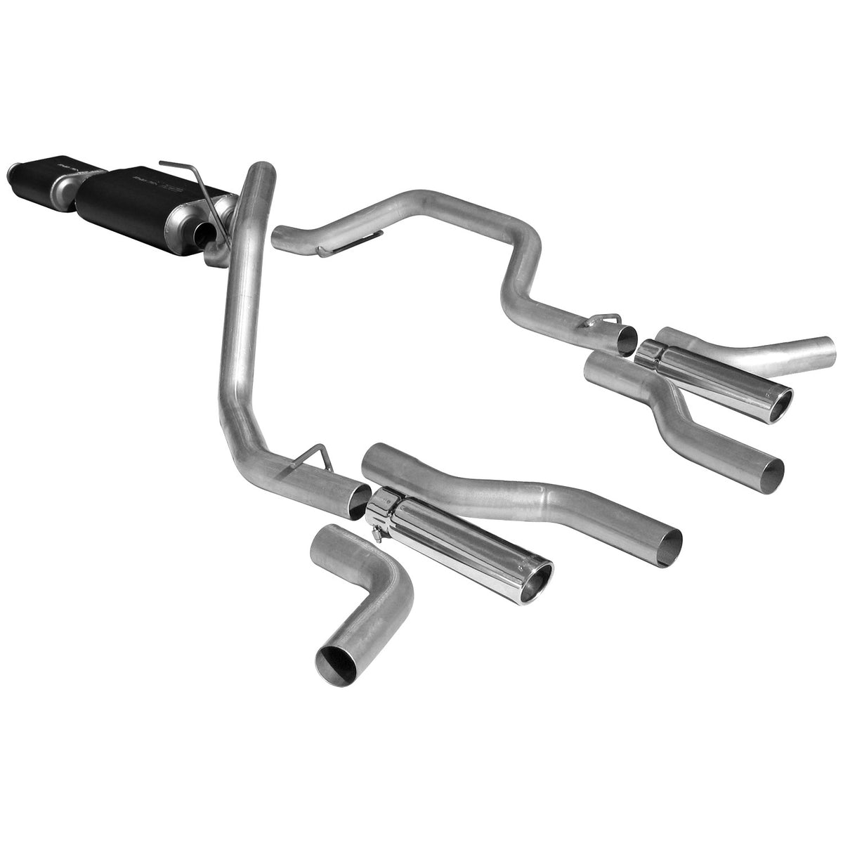 FLOWMASTER American Thunder Cat-Back Exhaust System 2000-2006 Toyota Tundra With 4.7L Engine Fits 2/4 Wheel Drive Models And