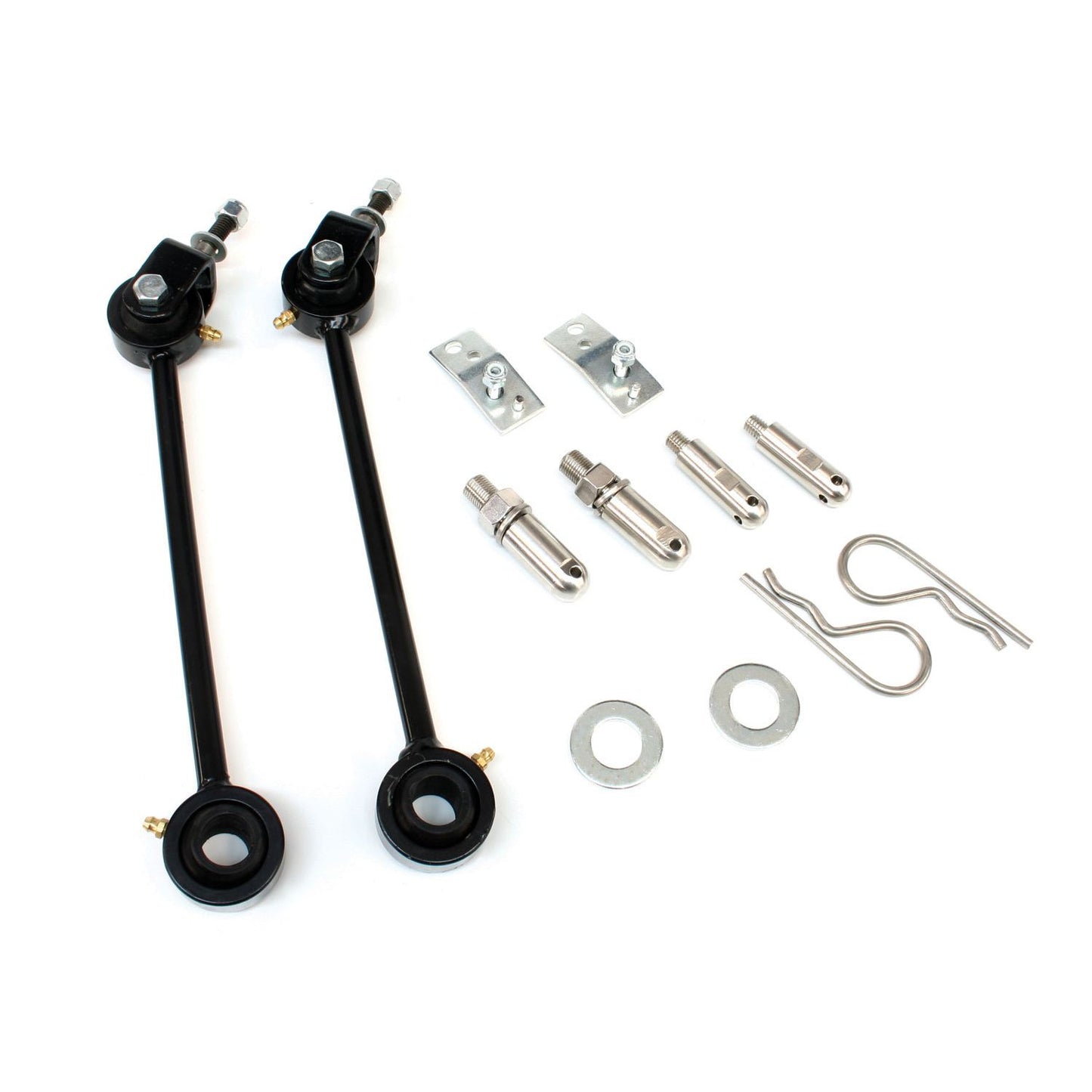 TeraFlex | 97-06 Jeep Wrangler TJ 10 Inch Front Sway Bar Quick Disconnect Kit 3-6 Inch Lift TeraFlex | 1743090