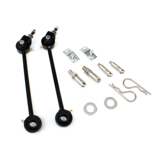 TeraFlex | 97-06 Jeep Wrangler TJ 8 Inch Front Sway Bar Quick Disconnect Kit 0-2 Inch Lift TeraFlex | 1743092