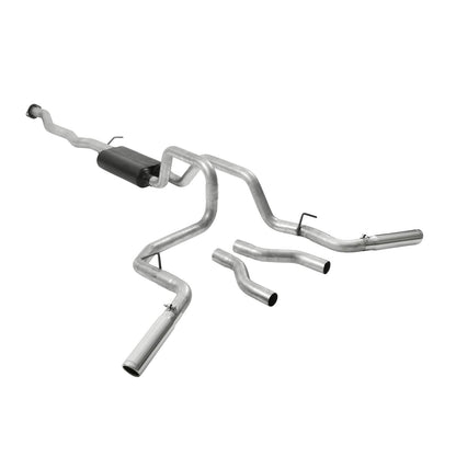 FLOWMASTER American Thunder Cat-Back Exhaust System Fits 2004-2007 (2007 Classic Only) Silverado/Sierra 1500 Trucks With 4.3L