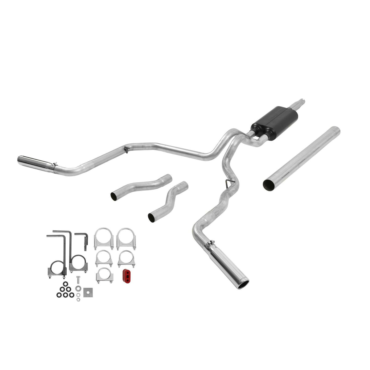 FLOWMASTER American Thunder Cat-Back Exhaust System 1987-1996 Ford F-150 With V6, V8 Engines Fits 2/4 Wheel Drive, All Wheelb