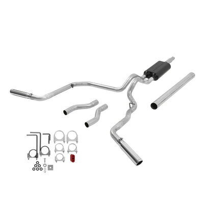 FLOWMASTER American Thunder Cat-Back Exhaust System 1987-1996 Ford F-150 With V6, V8 Engines Fits 2/4 Wheel Drive, All Wheelb
