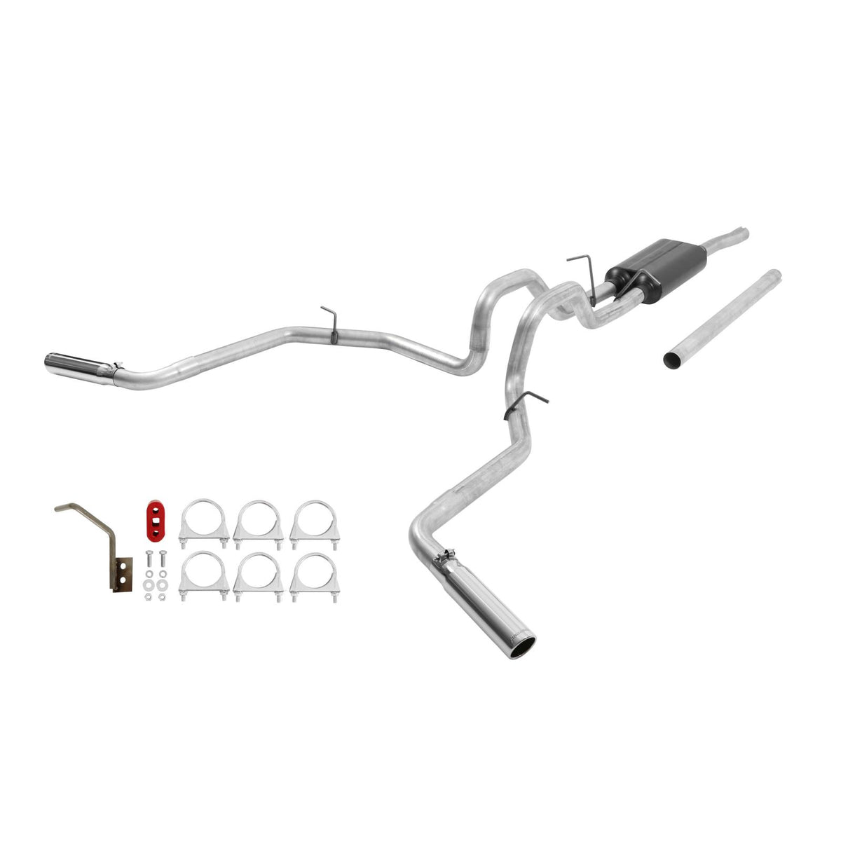 FLOWMASTER Force Ii Cat-Back Exhaust System 1998-2003 Ford F-150 Truck With 4.6L Or 5.4L Engine Mild Sound