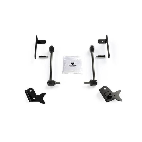 TERAFLEX | Front Sway Bar Quick Disconnect Kit 0-6" Lift | 18-Present Jeep Wrangler / 18-Present Jeep Gladiator JT | 1764000