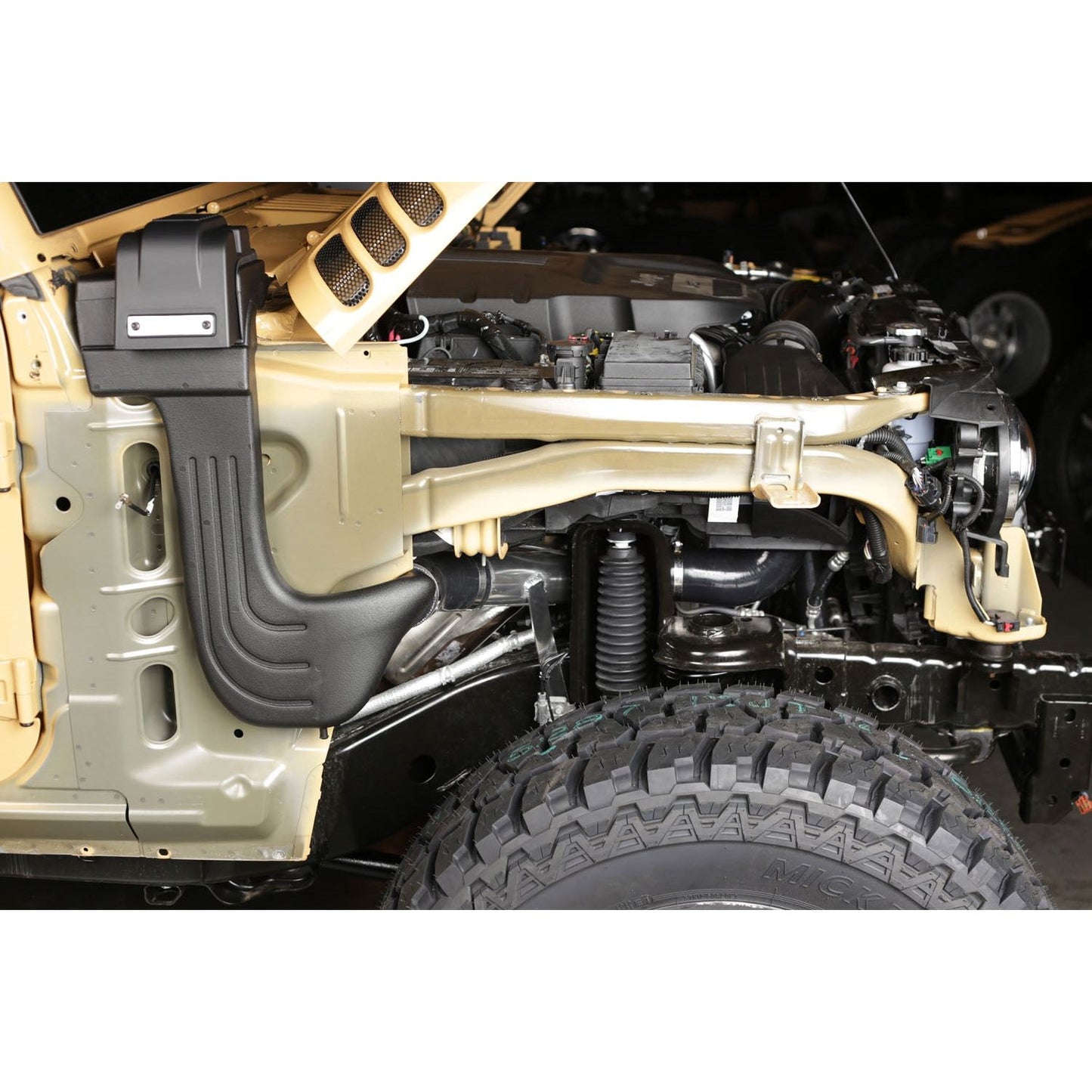 RUGGED RIDGE | 17756.06 | Xhd Low Mount Snorkel Kit, 07-11 Jeep Wrangler (Jk)