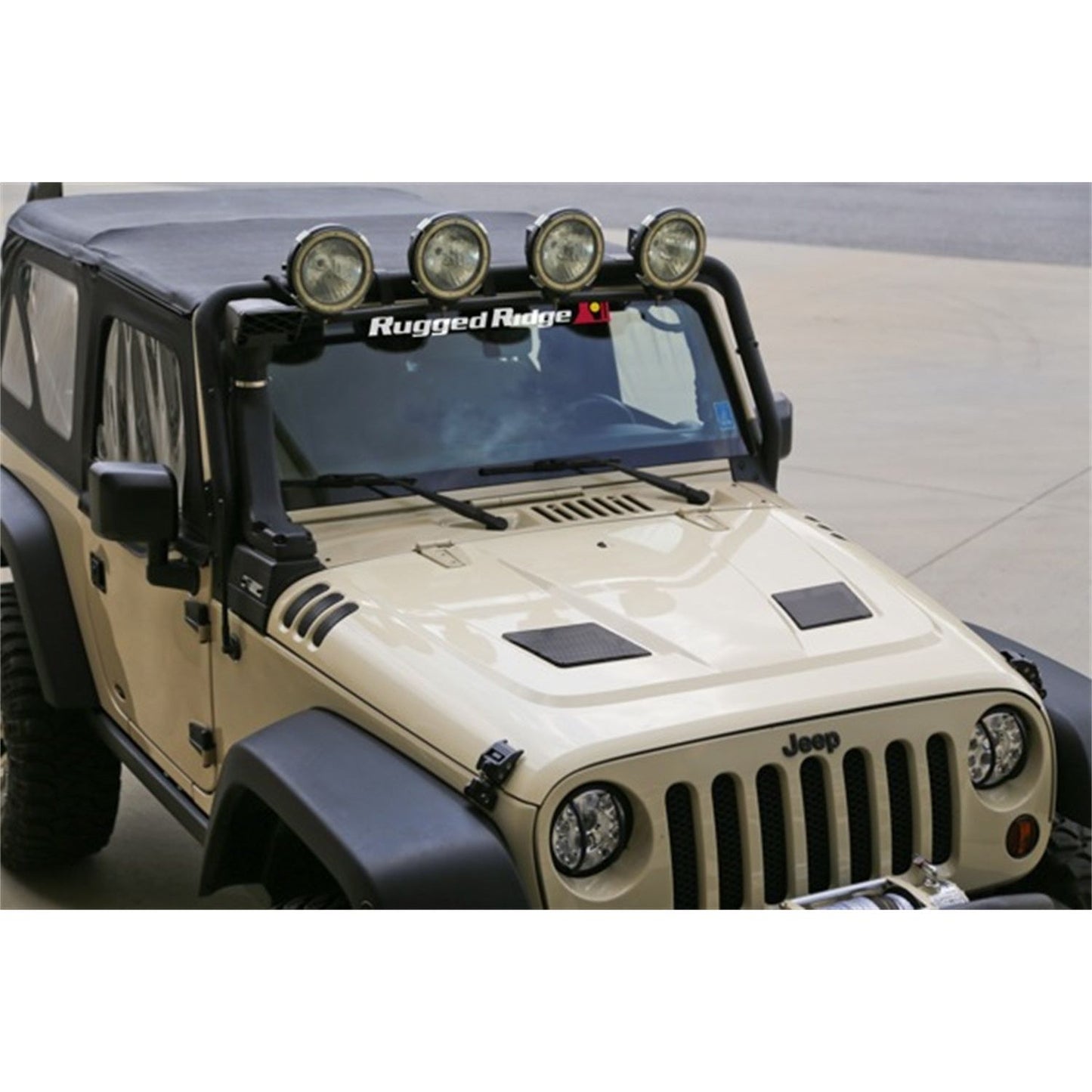 RUGGED RIDGE | 17759.01 | Performance Vented Hood, 07-16 Jeep Wrangler
