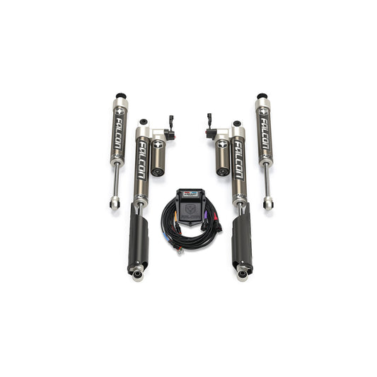 FALCON SHOCKS | 2017+ Ford F-250 4x4Sport e-Tow-Haul Shock Kit 0-2.0 Inch Level Falcon Shocks | 18-04-34-400-002