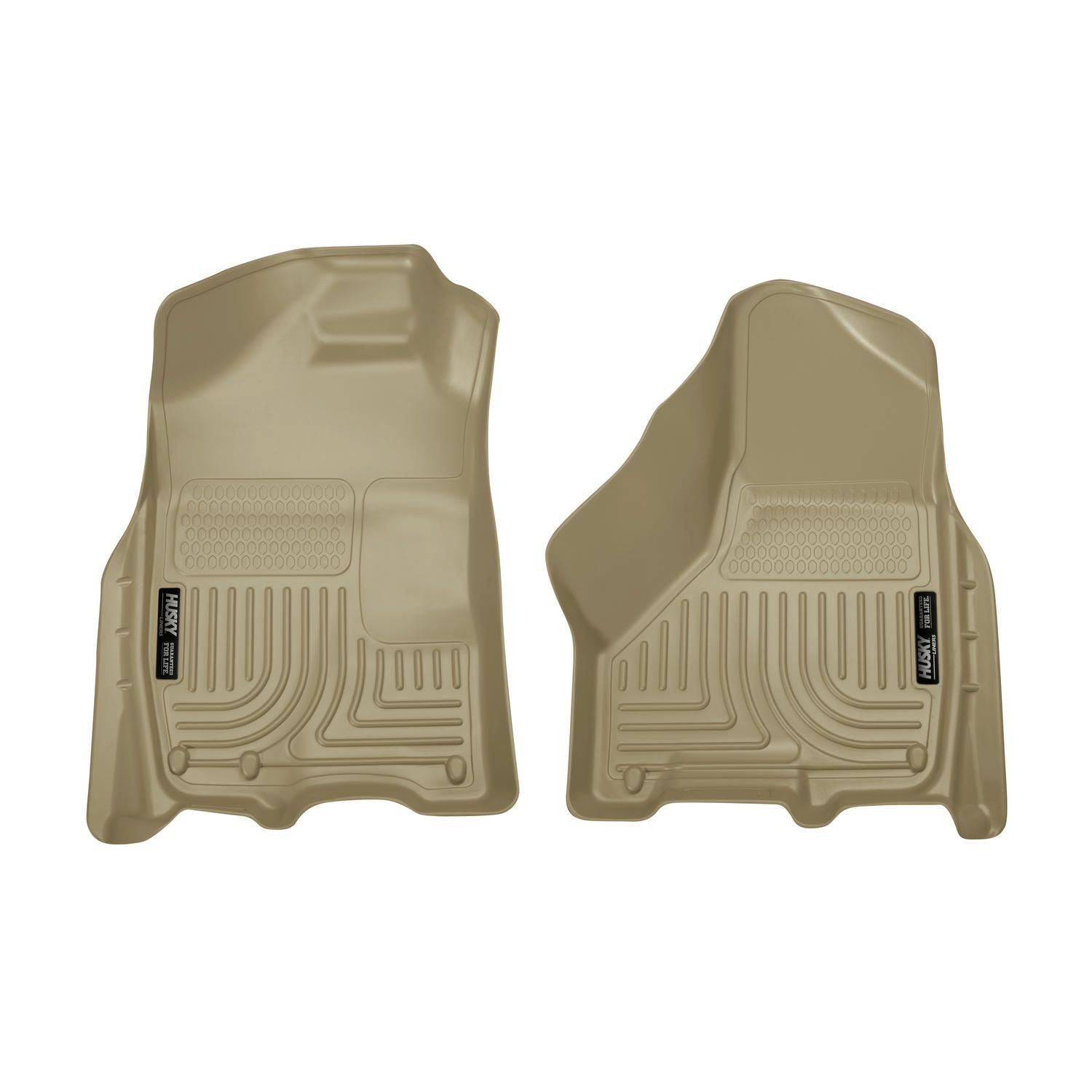 Husky Liners | Weatherbeater Front Floor Liners For 2009-2024 Ram 1500/2500/3500 Husky Liners | 18003 beige color