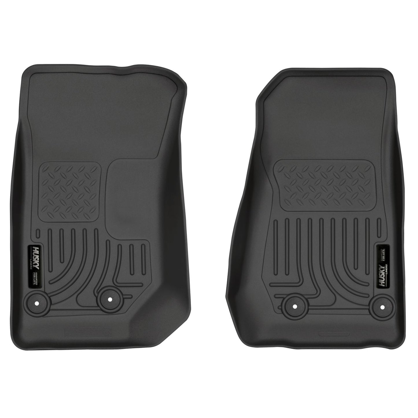 Husky Liners | Weatherbeater Front Floor Liners For 2014-2017 Jeep Wrangler 2018 Jeep Wrangler Husky Liners | 18041