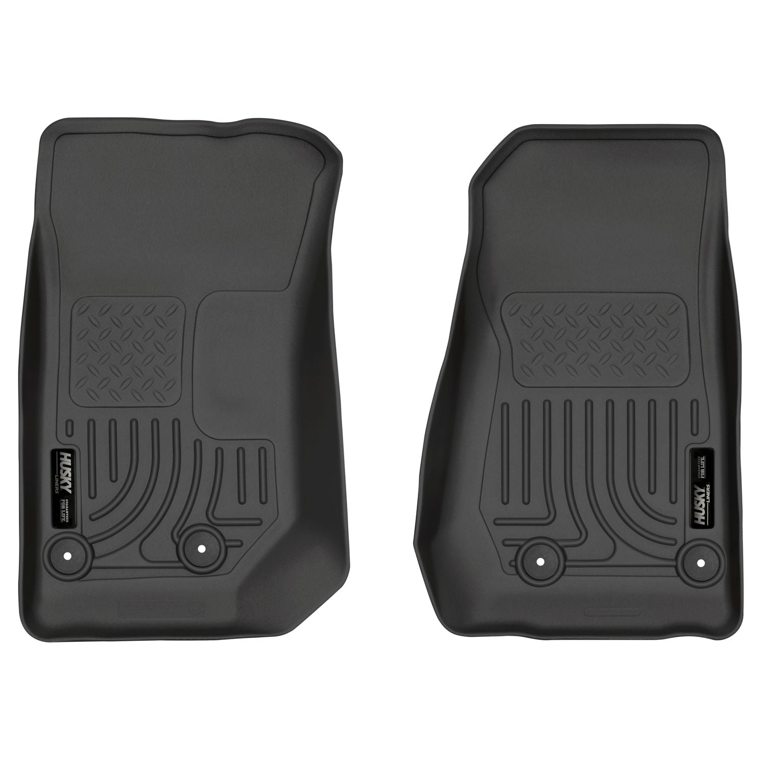 Husky Liners | Weatherbeater Front Floor Liners For 2014-2017 Jeep Wrangler 2018 Jeep Wrangler Husky Liners | 18041