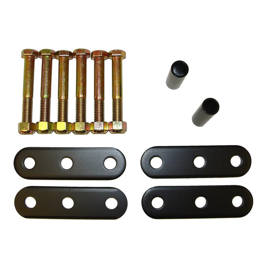 RUGGED RIDGE | 18265.05 | Heavy Duty Shackle Pair, 76-86 Cj Front, Non-Greasable Without Bushings