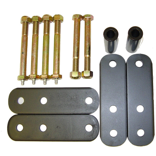 RUGGED RIDGE | 18265.14 | Heavy Duty Shackle Pair,87-95 Yj Front,Greasable Without Bushings(Adds 1In Lift)