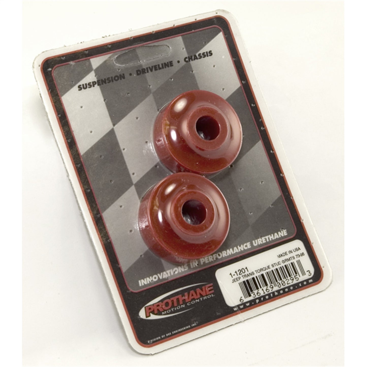 RUGGED RIDGE | 18369.01 | 80-81 Wrangler Bushing Poly Stab Pair Red
