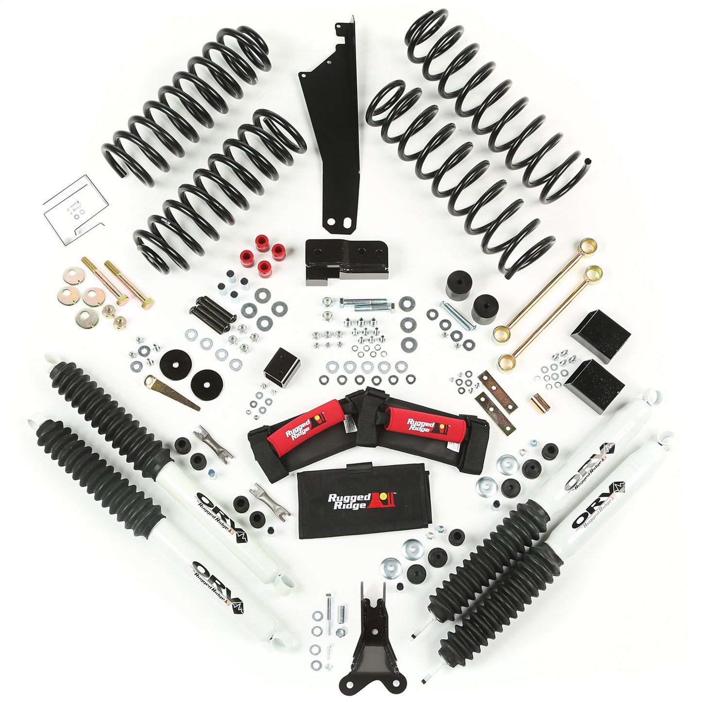 RUGGED RIDGE | 18415.5 | Lift Kit,Orv, 07-16 Wrangler 2Dr 3.5 Inch/4Dr 2.5 Inch With Shocks