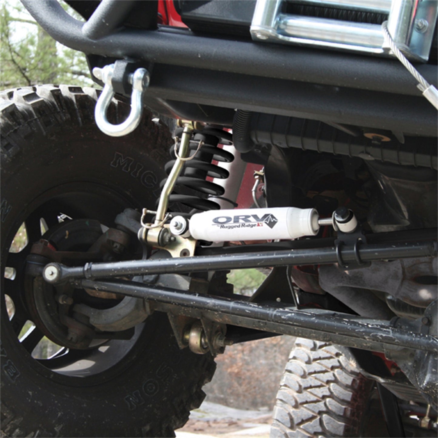 RUGGED RIDGE | 18475.02 | 84-01 Cherokee/93-98 Grand Cherokee/87-06 Wrangler Orv Stabilizer