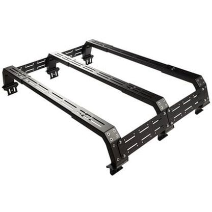 SMITTYBILT | Defender Low Profile Bed Rack Black Carbon Steel Smittybilt |18606