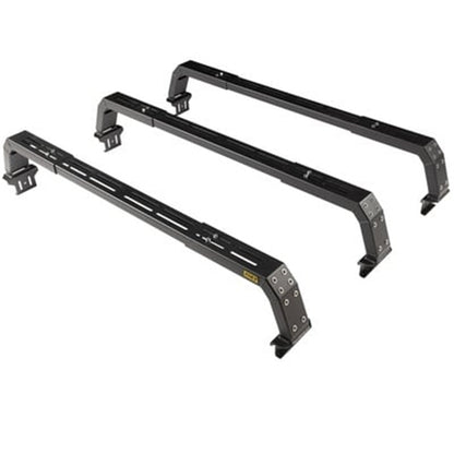 SMITTYBILT | Defender Low Profile Bed Rack Black Carbon Steel Smittybilt |18606