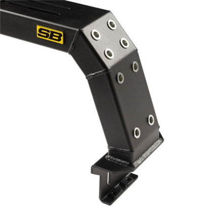 SMITTYBILT | Defender Low Profile Bed Rack Black Carbon Steel Smittybilt |18606