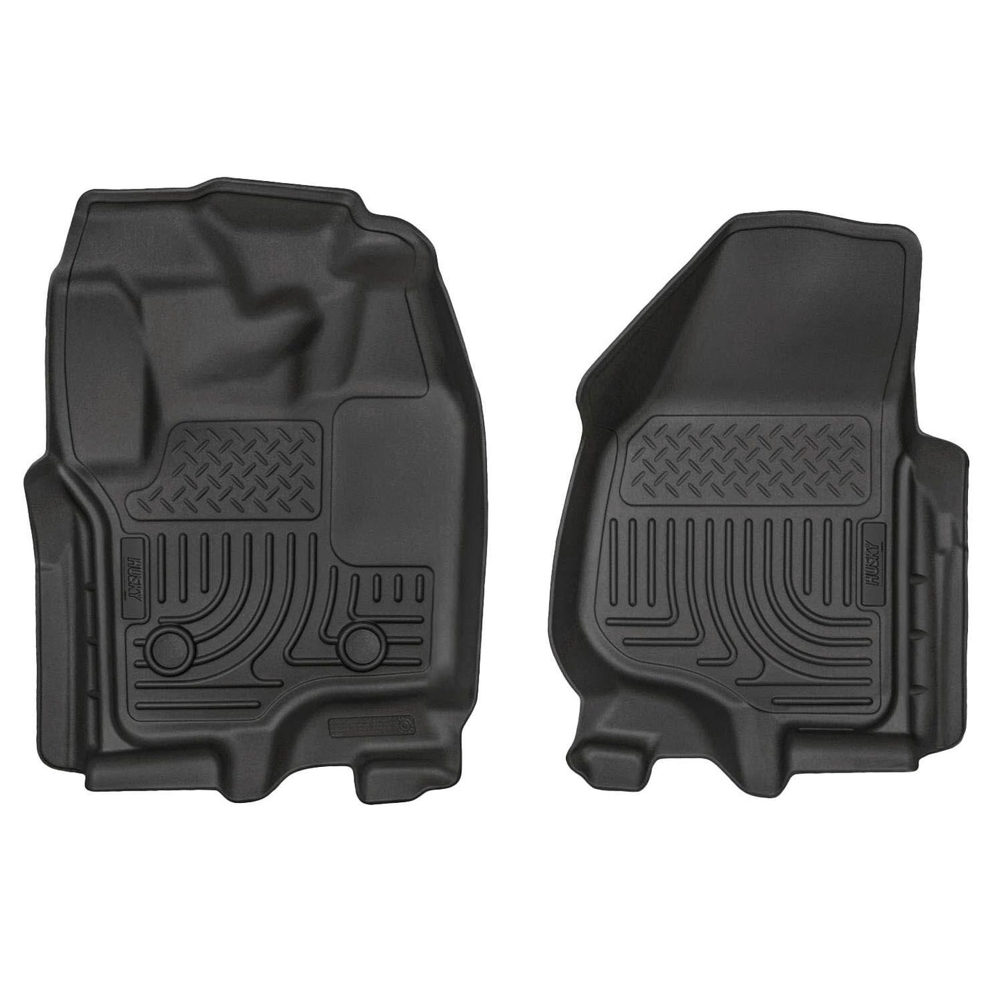 Husky Liners | Weatherbeater Front Floor Liners For 2012-2016 F-250/F-350/F-450 Super Duty Husky Liners | 18701