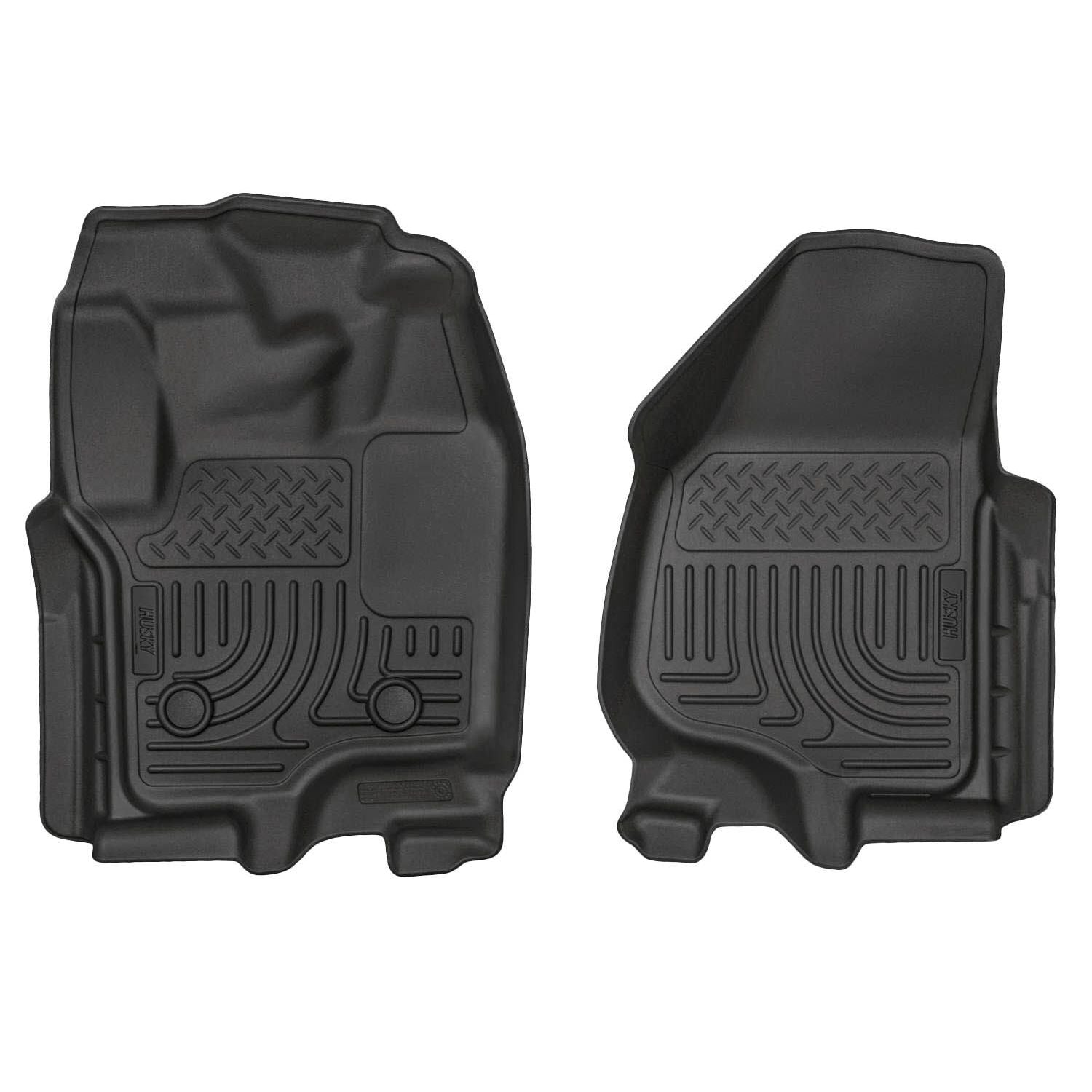 Husky Liners | Weatherbeater Front Floor Liners For 2012-2016 F-250/F-350/F-450 Super Duty Husky Liners | 18701
