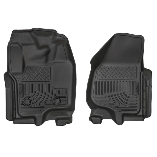 Husky Liners | Weatherbeater Front Floor Liners For 2012-2016 F-250/F-350/F-450 Super Duty Husky Liners | 18701