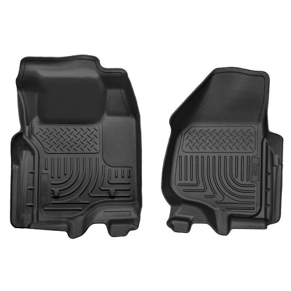Husky Liners | Weatherbeater Front Floor Liners For 2011-2012 F-250/F-350/F-450 Super Duty Husky Liners | 18731