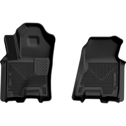 Husky Liners | Weatherbeater Front Floor Liners For 2025-2026 1500 Husky Liners | 18921 black floor protection mats