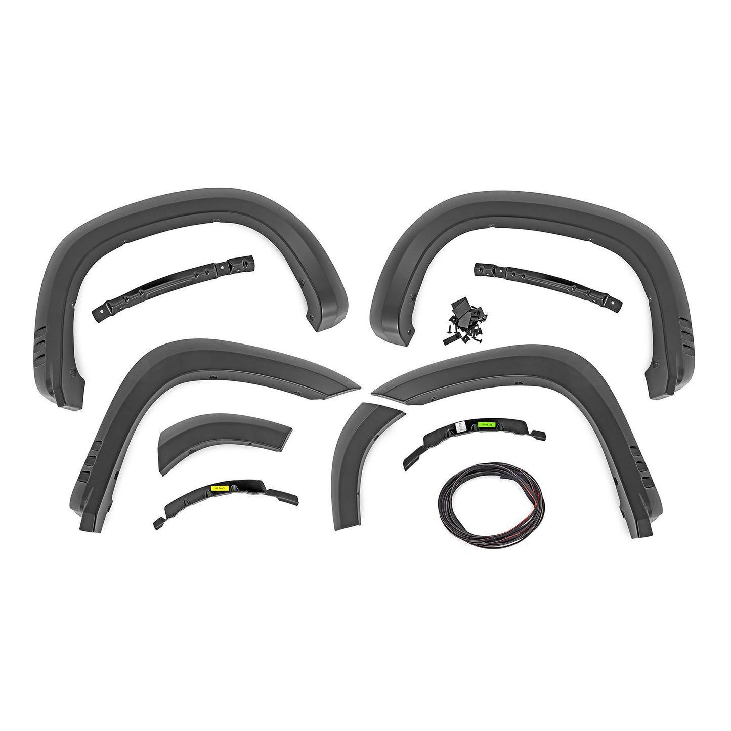 ROUGH COUNTRY Fender Flares | SF1 | Chevy Silverado 1500 2WD/4WD (2019-2024 & Classic) | F-C319201A