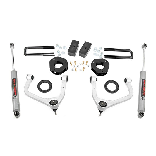 ROUGH COUNTRY 3.5 Inch Lift Kit | GMC Sierra 1500 2WD/4WD (2019-2025 & Classic) | 22630
