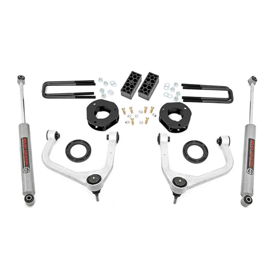 ROUGH COUNTRY 3.5 Inch Lift Kit | Chevy Silverado 1500 2WD/4WD (2019-2024 & Classic) | 29531A