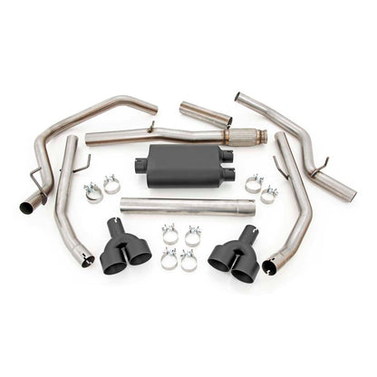 ROUGH COUNTRY Performance Cat-Back Exhaust | 6.2L | 5'8" & 6'6" Bed | Chevy/GMC Sierra/Silverado 1500 (19-25)  | 96014