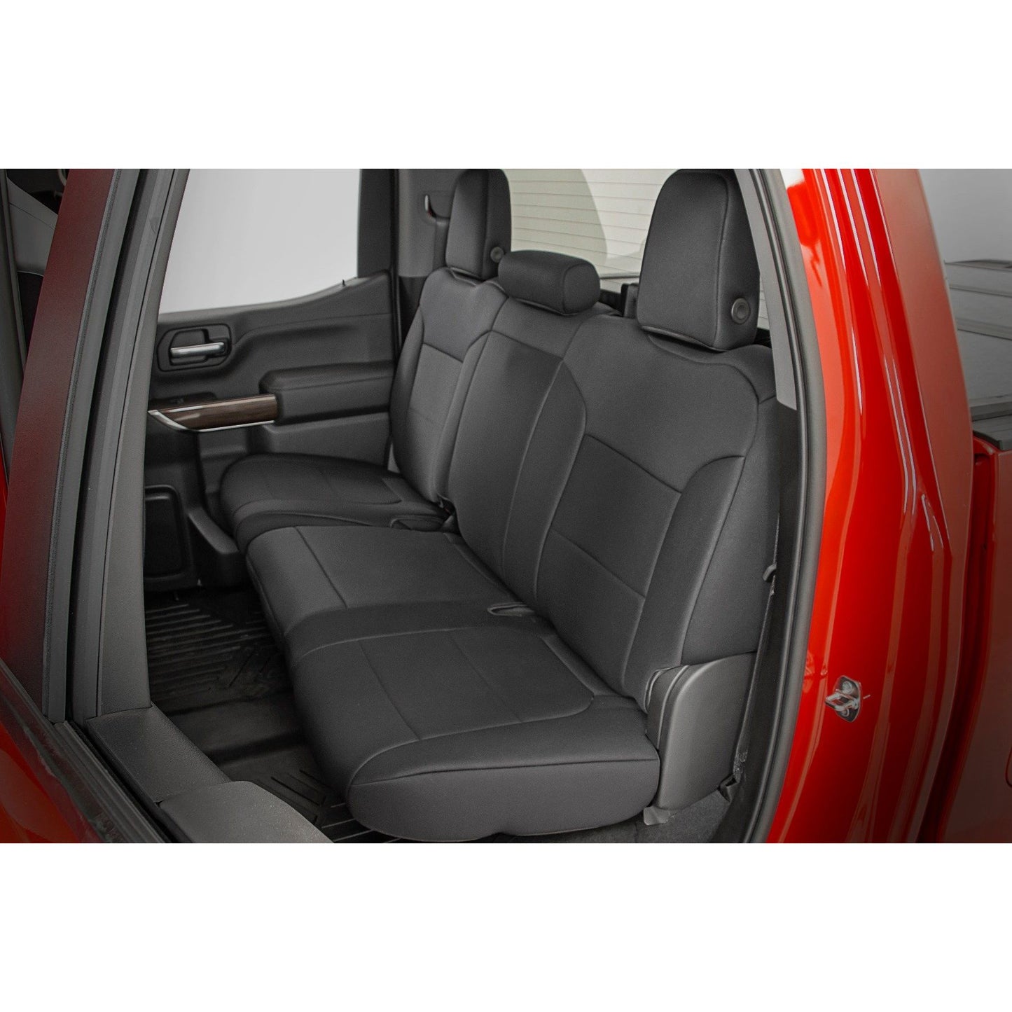ROUGH COUNTRY Seat Covers | FR 40/40/20 & RR Arm Rest | Chevy/GMC Sierra 1500 (19-26)/Silverado 1500 (19-26)  | 91036