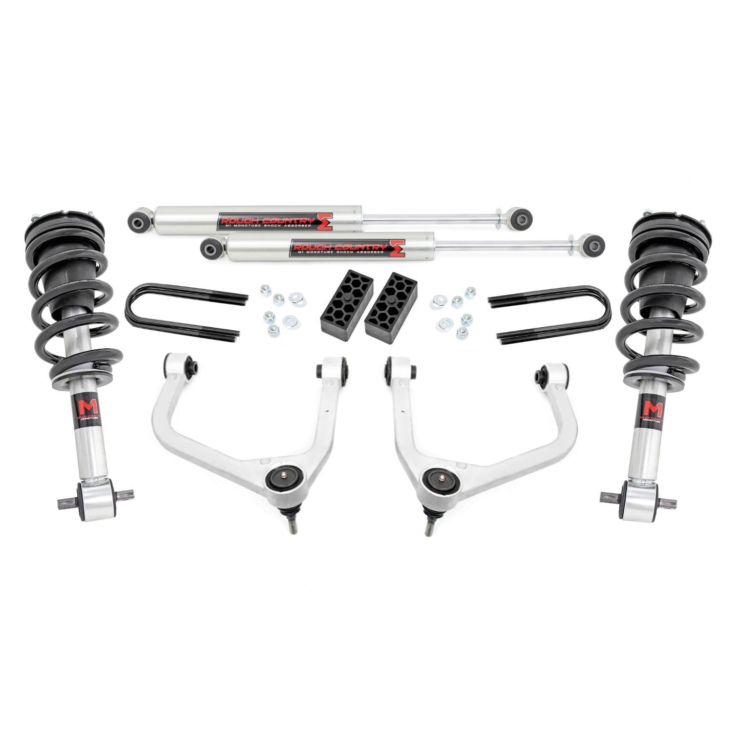 ROUGH COUNTRY | 3.5 Inch Lift Kit  M1  Rear Mono Leaf  Chevy Silverado 1500 (22-24) | 28240