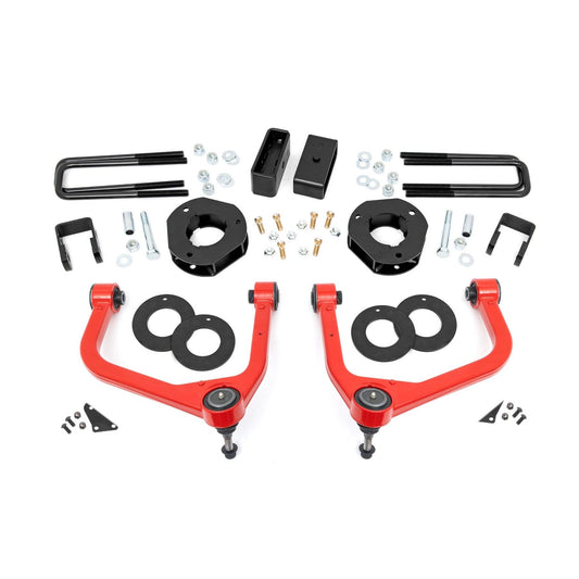 ROUGH COUNTRY 3.5 Inch Lift Kit | Adaptive Ride Control | Chevy/GMC Sierra 1500 (19-24)/Silverado 1500 (19-24)  | 29601RED