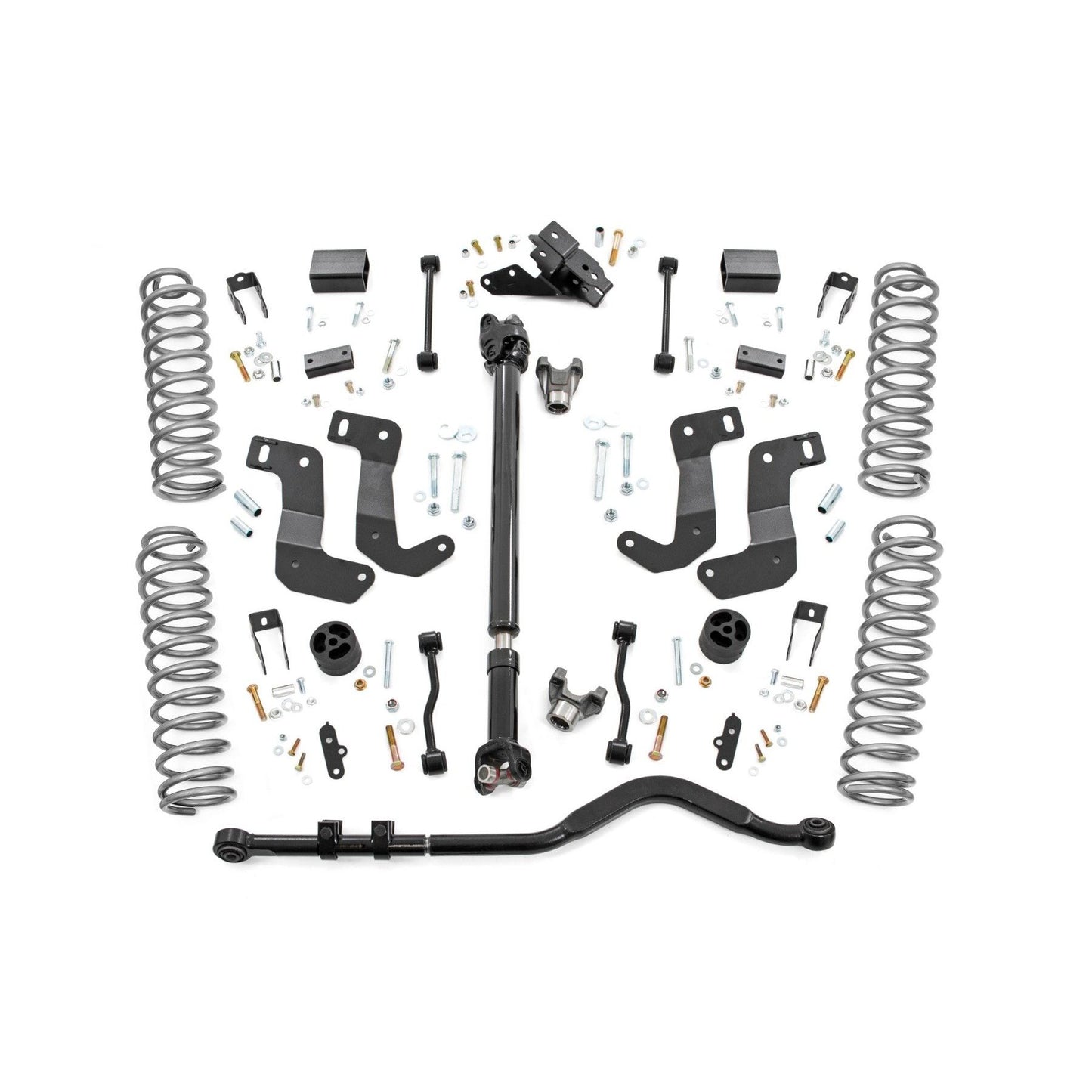 ROUGH COUNTRY 3.5 Inch Lift Kit | C/A Drop | 4-Door | 392 | Jeep Wrangler Unlimited (18-23) | 60600