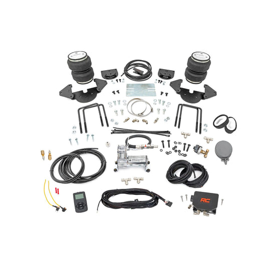 ROUGH COUNTRY Air Spring Kit w/compressor | Stock Height | Wireless Controller | Chevy/GMC 1500 (19-25 | 10011WC