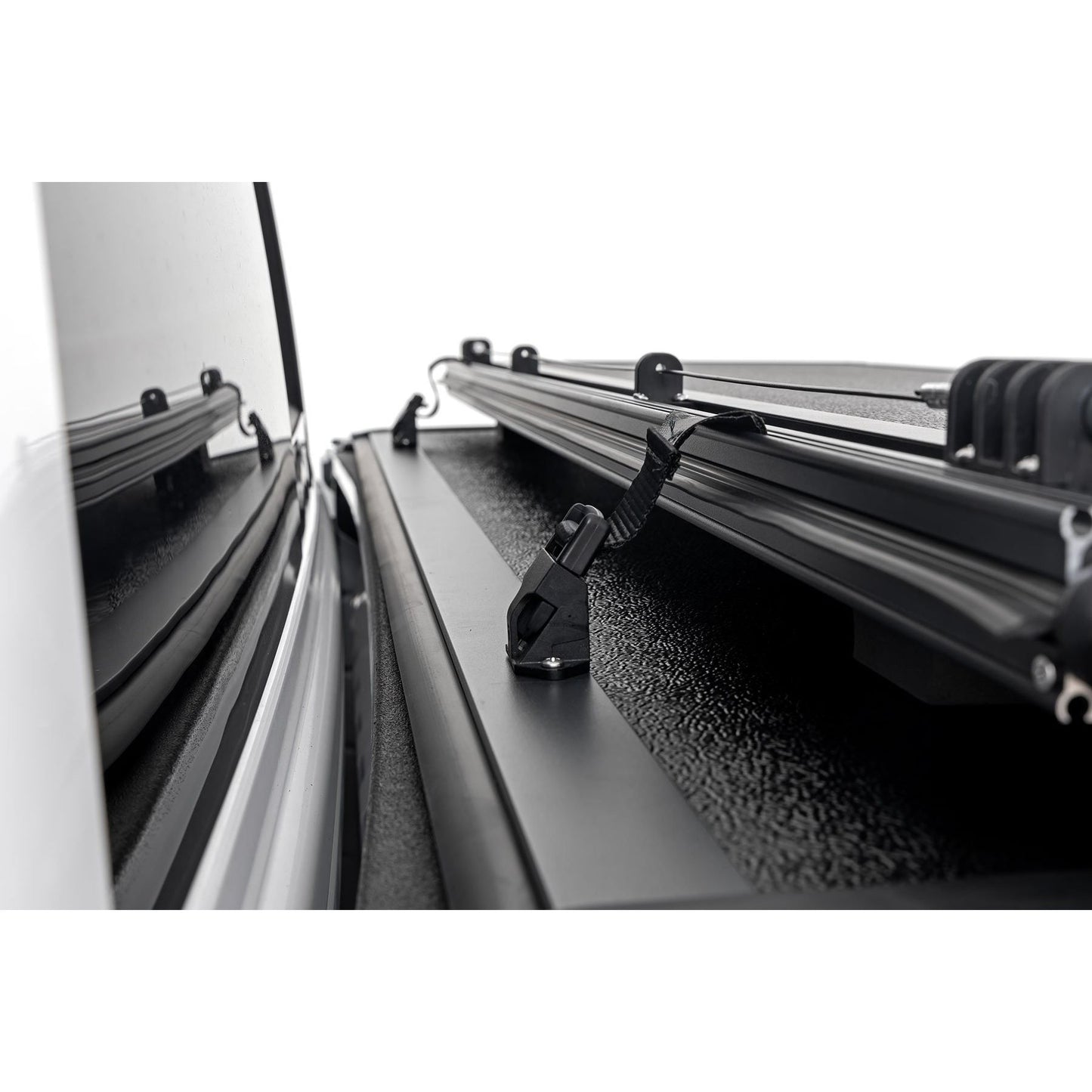 ROUGH COUNTRY Hard Low Profile Bed Cover | 5'7" Bed | No Rambox | Ram 1500 (19-25)/1500 TRX (21-24)  | 47320550B