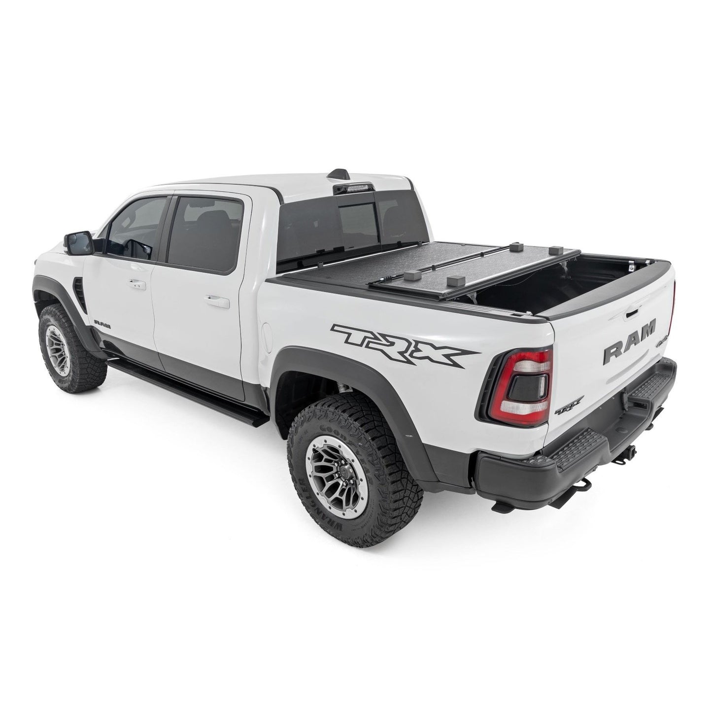 ROUGH COUNTRY Hard Low Profile Bed Cover |6'4" | No Rambox | Ram 1500 (19-25)/1500 TRX (21-24)  | 47320650B