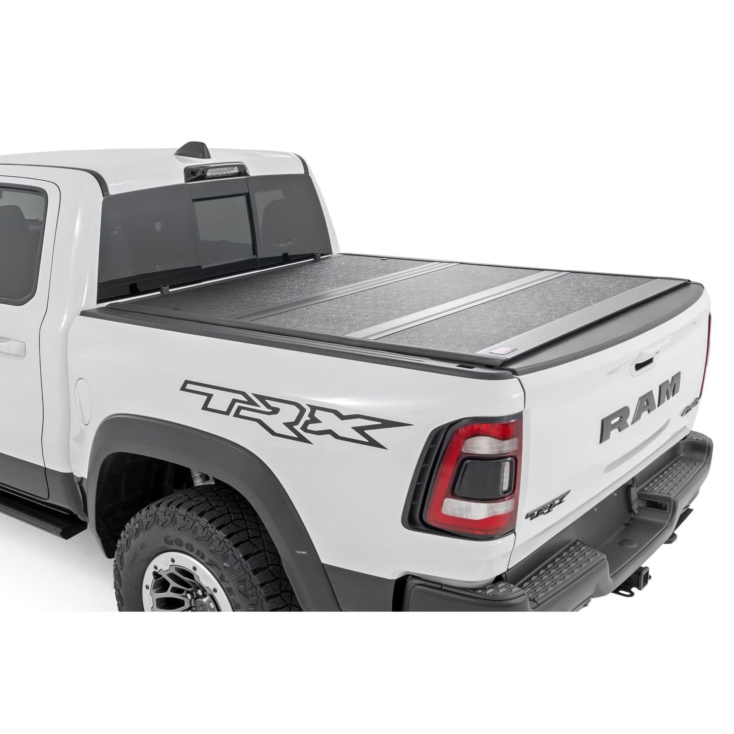 ROUGH COUNTRY Hard Low Profile Bed Cover |6'4" | No Rambox | Ram 1500 (19-25)/1500 TRX (21-24)  | 47320650B