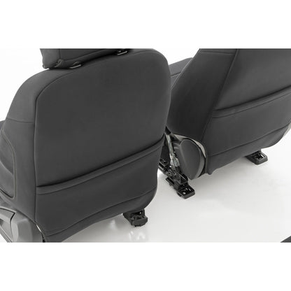 ROUGH COUNTRY Seat Covers | FR Bucket and RR Bench | Ford Ranger 2WD/4WD (2019-2025) | 91056A