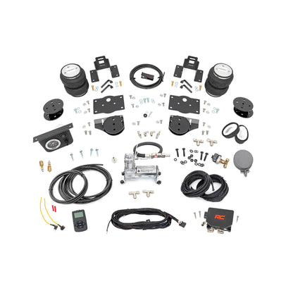 ROUGH COUNTRY Air Spring Kit w/compressor | Wireless Controller | 4 Inch Lift Kit | Ram 1500 (19-25) | 100354WC