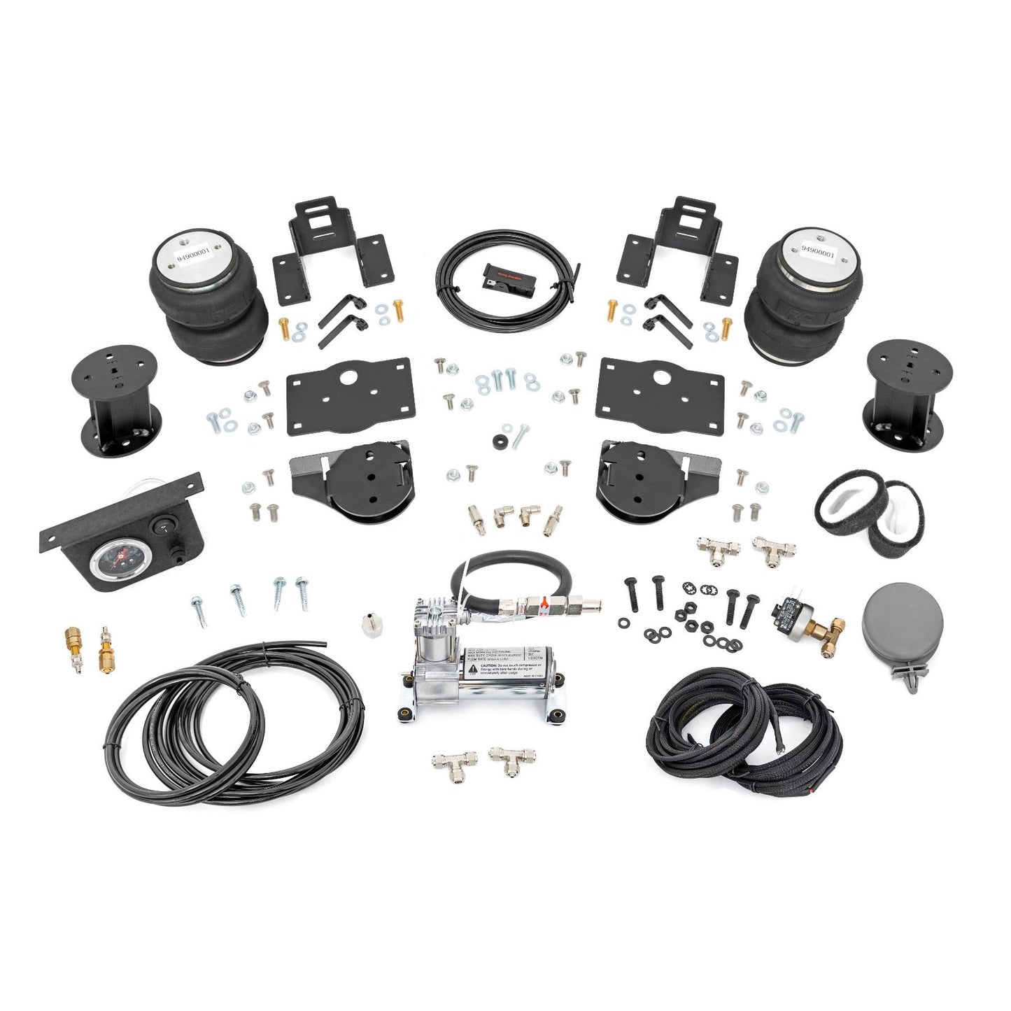 ROUGH COUNTRY Air Spring Kit w/compressor | 6 Inch Lift Kit | Ram 1500 4WD (2019-2025) | 100356C