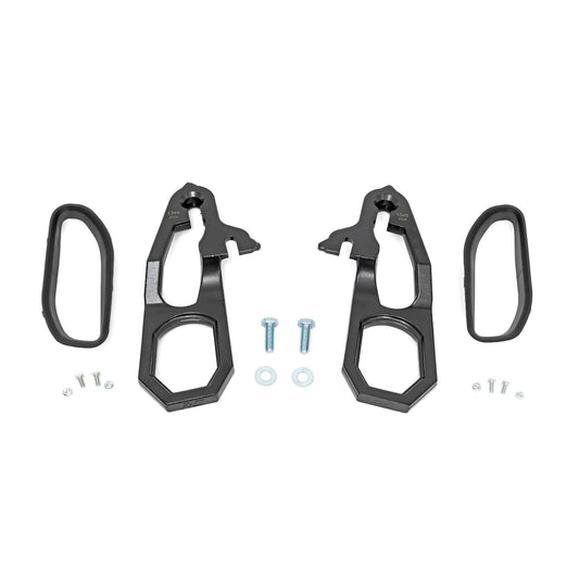 ROUGH COUNTRY Tow Hook Brackets & Bezel Combo | Ram 1500 2WD/4WD (2019-2021) | RS185