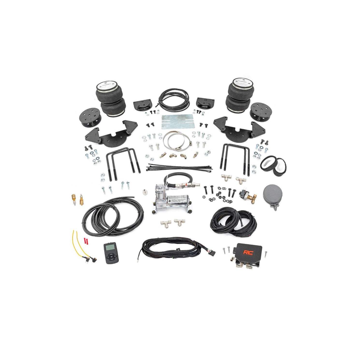ROUGH COUNTRY Air Spring Kit w/compressor | 4-6 Inch Lift Kit | Wireless Controller | Chevy/GMC 1500 | 100113WC