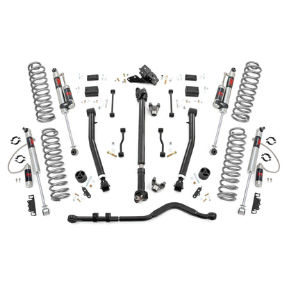 ROUGH COUNTRY 3.5 Inch Lift Kit | Adj Lower | FR D/S | M1R | Jeep Wrangler Unlimited 4WD (24-25) | 91644