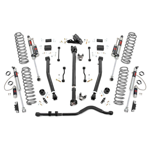 ROUGH COUNTRY 3.5 Inch Lift Kit | Adj Lower | FR D/S | M1R | Jeep Wrangler Unlimited 4WD (24-25) | 91644