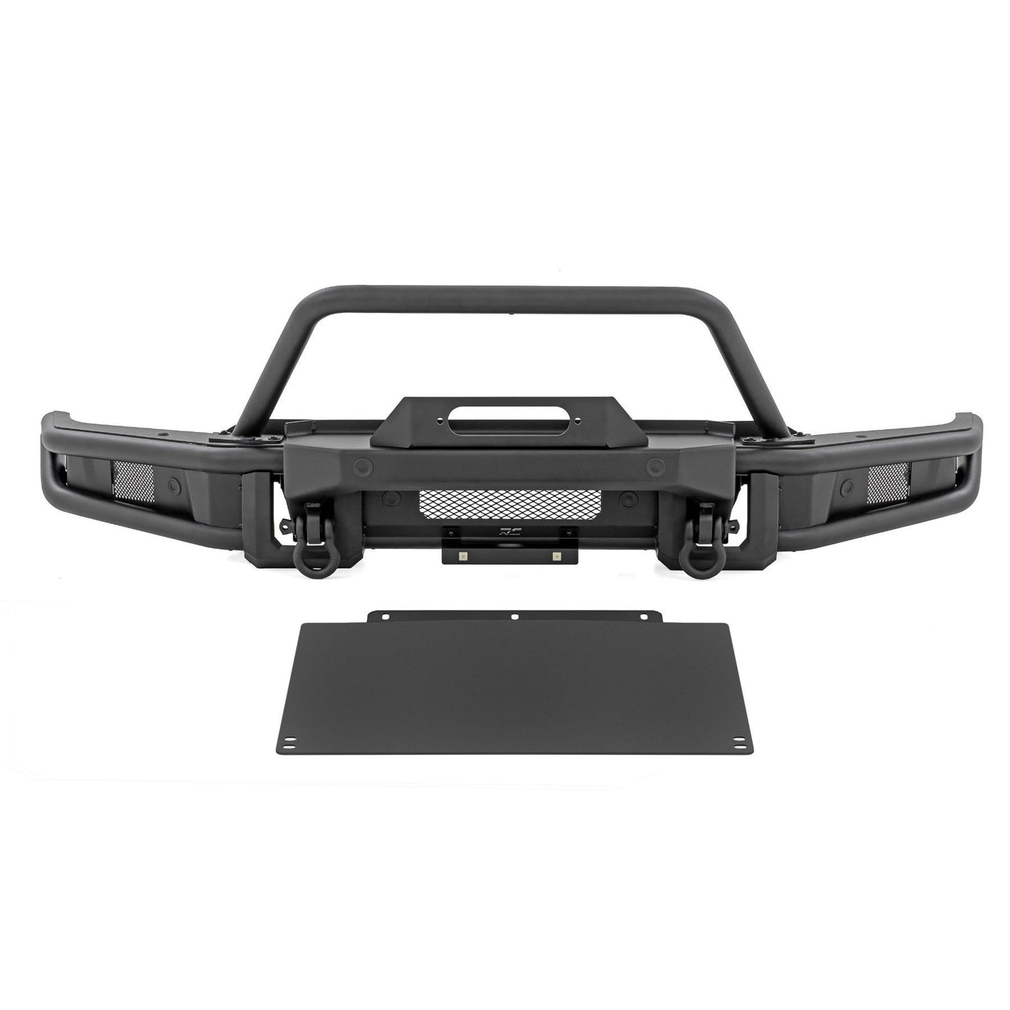 ROUGH COUNTRY Front Bumper | Tubular | Winch Mount | Ram 1500 2WD/4WD (2019-2024) | 51214W
