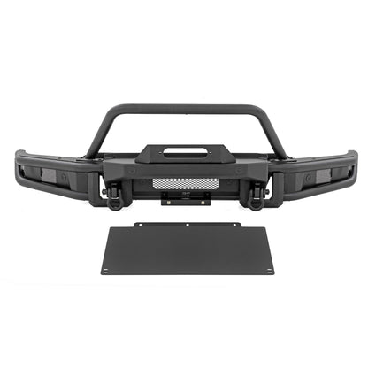 ROUGH COUNTRY Front Bumper | Tubular | Winch Mount | Ram 1500 2WD/4WD (2019-2024) | 51214W