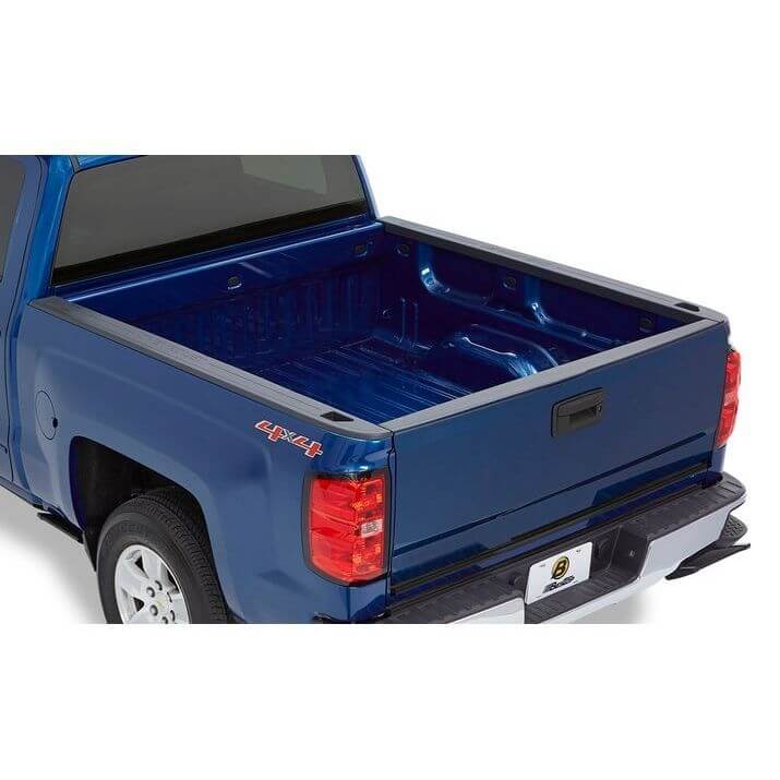 BESTOP | EZ-Roll Soft Tonneau Cover For Nissan 2005-2024 Frontier 6.0 Foot Black Tailgate Spoiler Not Included Bestop | 19147-01 on truck bed