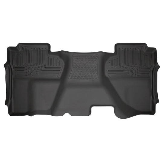 Husky Liners | Weatherbeater 2nd Seat Floor Liner For 2014-2019 Silverado 1500/1500 LD/2500 HD/3500 HD, Sierra 1500/1500 Limited/2500 HD/3500 HD Husky Liners | 19241